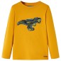 Kinder-Langarmshirt Ocker 140 Kinder-Langarmshirt Ocker 140