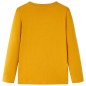 Kinder-Langarmshirt Ocker 140 Kinder-Langarmshirt Ocker 140