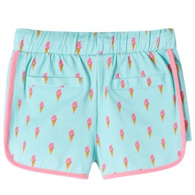 Kindershorts mit Kordelzug Helles Minzgrün 116