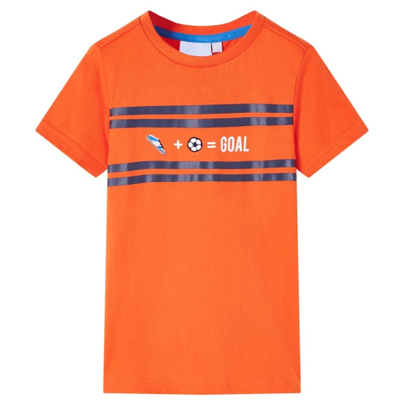 Kinder-T-Shirt Dunkelorange 128 Kinder-T-Shirt Dunkelorange 128