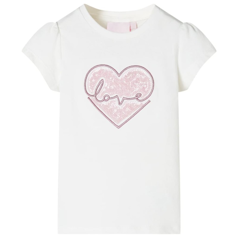 Kinder-T-Shirt Ecru 104 Kinder-T-Shirt Ecru 104