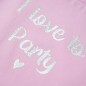 Kinder-T-Shirt mit Rüschenärmeln Lila 104 Kinder-T-Shirt mit Rüschenärmeln Lila 104