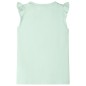 Kinder-T-Shirt mit Rüschenärmeln Zartgrün 116 Kinder-T-Shirt mit Rüschenärmeln Zartgrün 116
