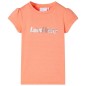 Kinder-T-Shirt mit Flügelärmeln Neonorange 128 Kinder-T-Shirt mit Flügelärmeln Neonorange 128