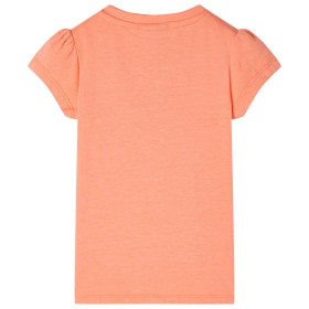 Kinder-T-Shirt mit Flügelärmeln Neonorange 104