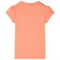 Kinder-T-Shirt mit Flügelärmeln Neonorange 104 Kinder-T-Shirt mit Flügelärmeln Neonorange 104