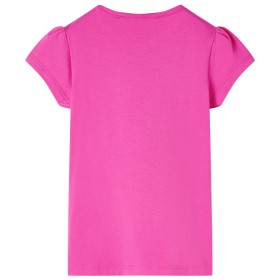 Kinder-T-Shirt mit Flügelärmeln Dunkelrosa 104
