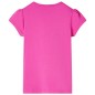 Kinder-T-Shirt mit Flügelärmeln Dunkelrosa 104 Kinder-T-Shirt mit Flügelärmeln Dunkelrosa 104