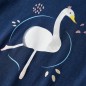 Kinder-Langarmshirt Marineblau 116 Kinder-Langarmshirt Marineblau 116