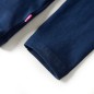 Kinder-Langarmshirt Marineblau 116 Kinder-Langarmshirt Marineblau 116