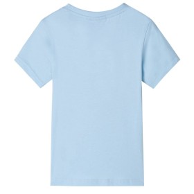 Kinder-T-Shirt Hellblau 116
