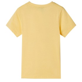 Kinder-T-Shirt Gelb 92