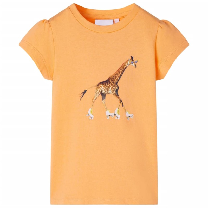 Kinder-T-Shirt Hellorange 104 Kinder-T-Shirt Hellorange 104