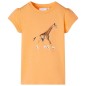 Kinder-T-Shirt Hellorange 128 Kinder-T-Shirt Hellorange 128