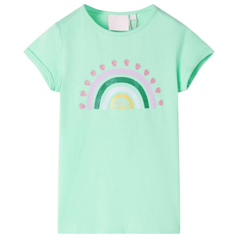 Kinder-T-Shirt Hellgrün 140 Kinder-T-Shirt Hellgrün 140