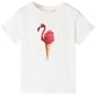 Kinder-T-Shirt Ecru 128 Kinder-T-Shirt Ecru 128