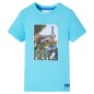 Kinder-T-Shirt Aquablau 116 Kinder-T-Shirt Aquablau 116