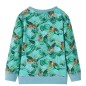 Kinder-Sweatshirt Hellgrün Melange 116 Kinder-Sweatshirt Hellgrün Melange 116