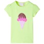 Kinder-T-Shirt Neongelb 104 Kinder-T-Shirt Neongelb 104