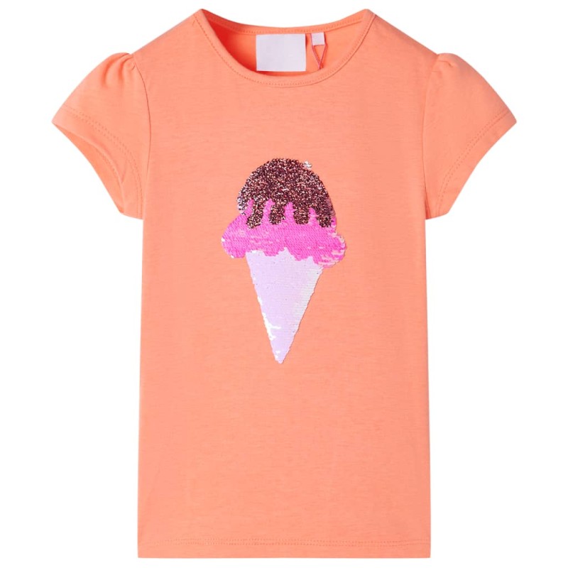 Kinder-T-Shirt Neonorange 92 Kinder-T-Shirt Neonorange 92