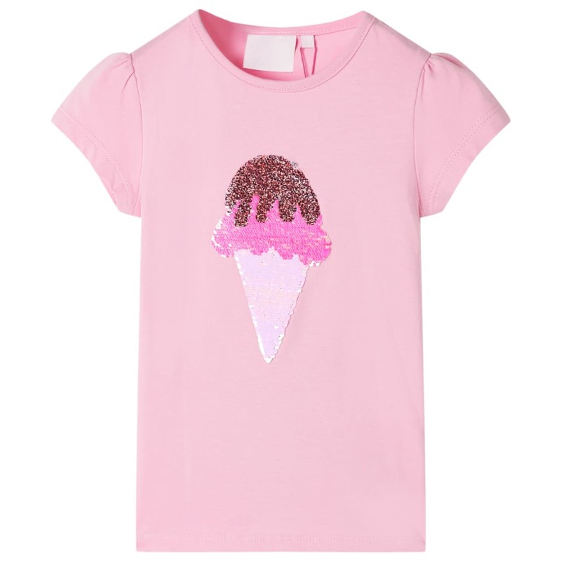 Kinder-T-Shirt Hellrosa 128 Kinder-T-Shirt Hellrosa 128