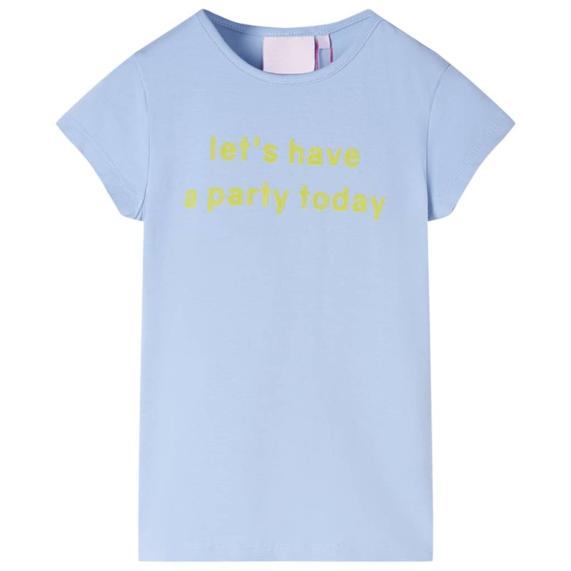 Kinder-T-Shirt Hellblau 92 Kinder-T-Shirt Hellblau 92