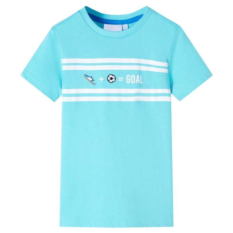 Kinder-T-Shirt Aquablau 140 Kinder-T-Shirt Aquablau 140