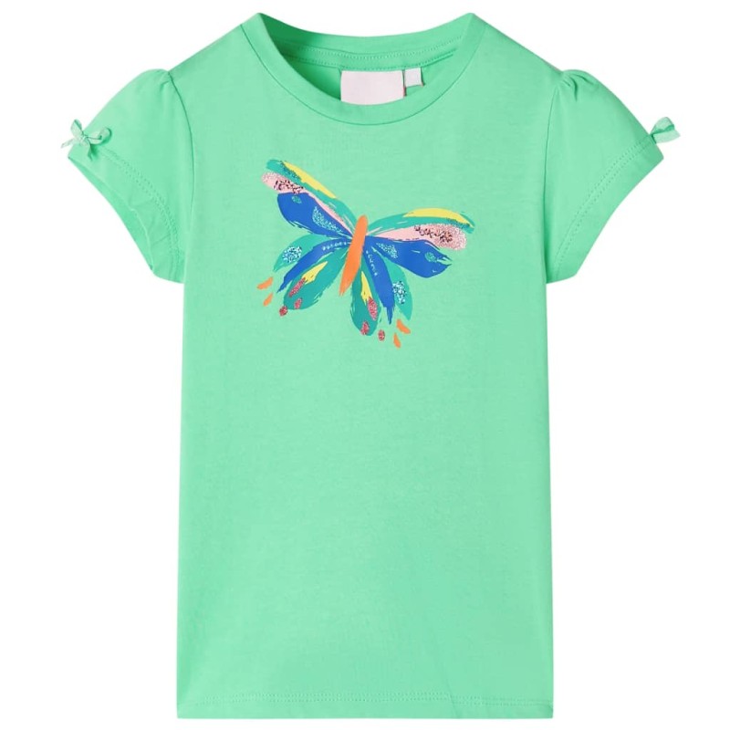 Kinder-T-Shirt Hellgrün 92 Kinder-T-Shirt Hellgrün 92
