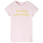 Kinder-T-Shirt Zartrosa 128 Kinder-T-Shirt Zartrosa 128