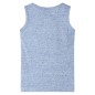 Kinder-Tanktop Blau Melange 140 Kinder-Tanktop Blau Melange 140
