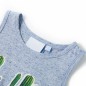 Kinder-Tanktop Blau Melange 140 Kinder-Tanktop Blau Melange 140