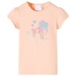 Kinder-T-Shirt Hellorange 128 Kinder-T-Shirt Hellorange 128
