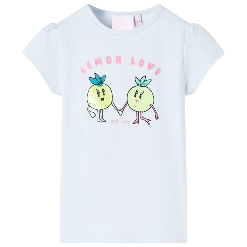 Kinder-T-Shirt Hellblau 116 Kinder-T-Shirt Hellblau 116
