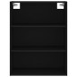 Highboard Schwarz 69,5x34x180 cm Holzwerkstoff Highboard Schwarz 69,5x34x180 cm Holzwerkstoff
