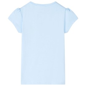 Kinder-T-Shirt Hellblau 140