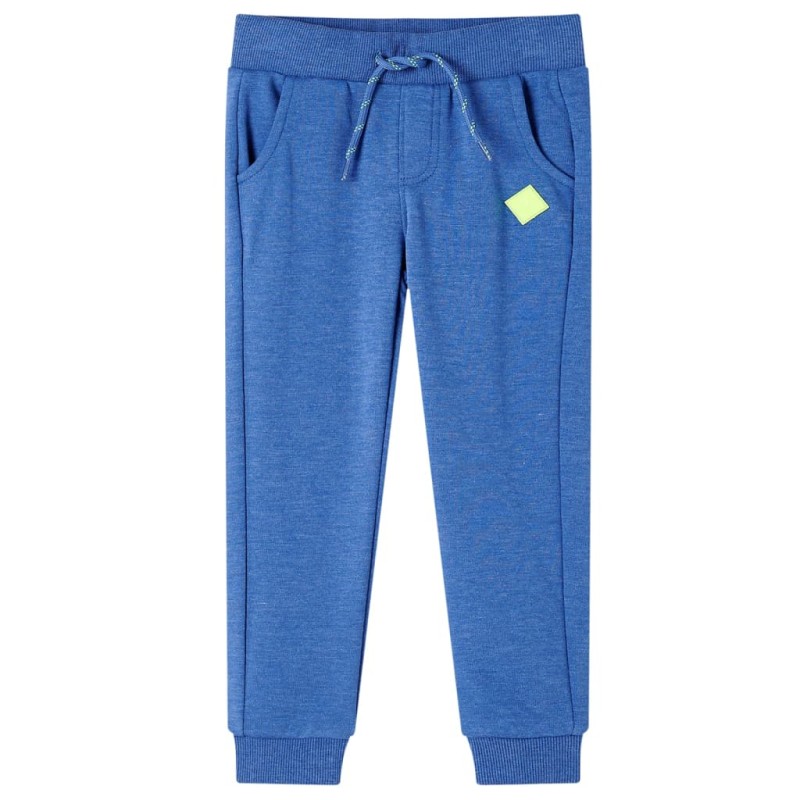 Kinder-Trainingshose Blau Melange 104 Kinder-Trainingshose Blau Melange 104