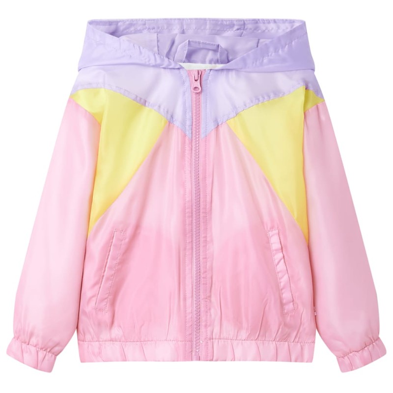 Kinder-Kapuzenjacke mit Reißverschluss Mehrfarbig 116 Kinder-Kapuzenjacke mit Reißverschluss Mehrfarbig 116