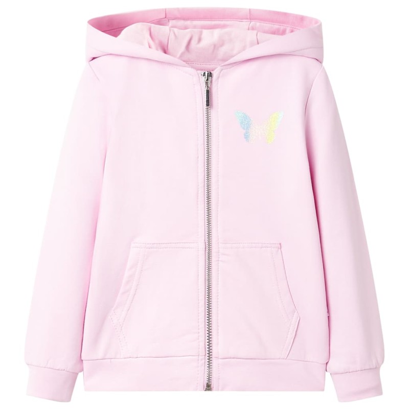 Kinder-Kapuzenpullover Hellrosa 92 Kinder-Kapuzenpullover Hellrosa 92