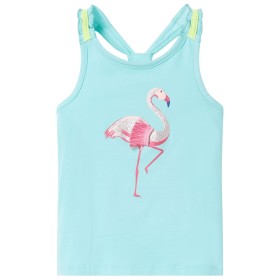 Kinder-Tanktop Helles Minzgrün 116