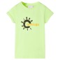 Kinder-T-Shirt Neongelb 92 Kinder-T-Shirt Neongelb 92