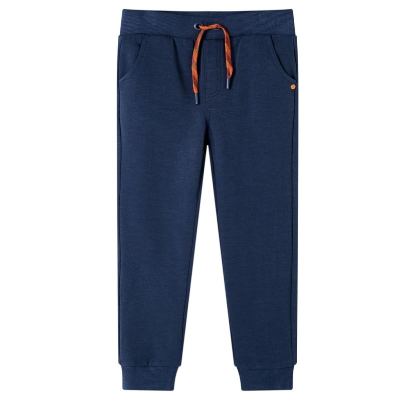 Kinder-Trainingshose Marineblau Melange 128 Kinder-Trainingshose Marineblau Melange 128