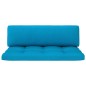Outdoor-Mittelsofa Paletten Imprägniertes Kiefernholz Grau Outdoor-Mittelsofa Paletten Imprägniertes Kiefernholz Grau