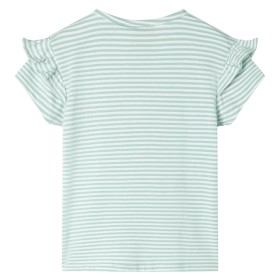 Kinder-T-Shirt Minzgrün 116