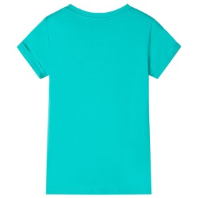 Kinder-T-Shirt Minzgrün 140