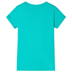 Kinder-T-Shirt Minzgrün 116