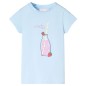 Kinder-T-Shirt Hellblau 128 Kinder-T-Shirt Hellblau 128