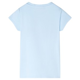 Kinder-T-Shirt Hellblau 128