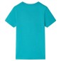 Kinder-Kurzarmshirt Dunkles Minzgrün 140 Kinder-Kurzarmshirt Dunkles Minzgrün 140