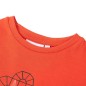 Kinder-T-Shirt Dunkelorange 116 Kinder-T-Shirt Dunkelorange 116
