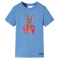 Kinder-Kurzarmshirt Mittelblau 140 Kinder-Kurzarmshirt Mittelblau 140